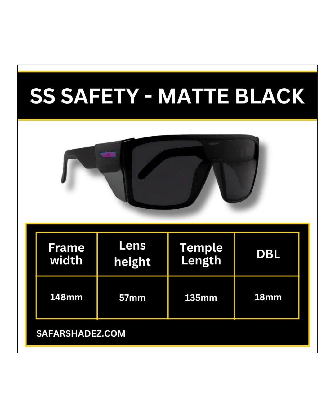 SS Safety | Matte Black